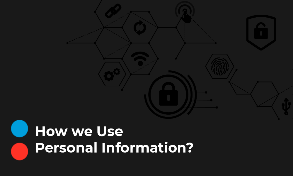 How we use personal information