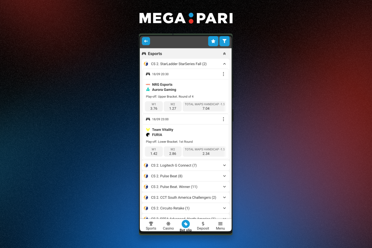 Esports Betting at Megapari India