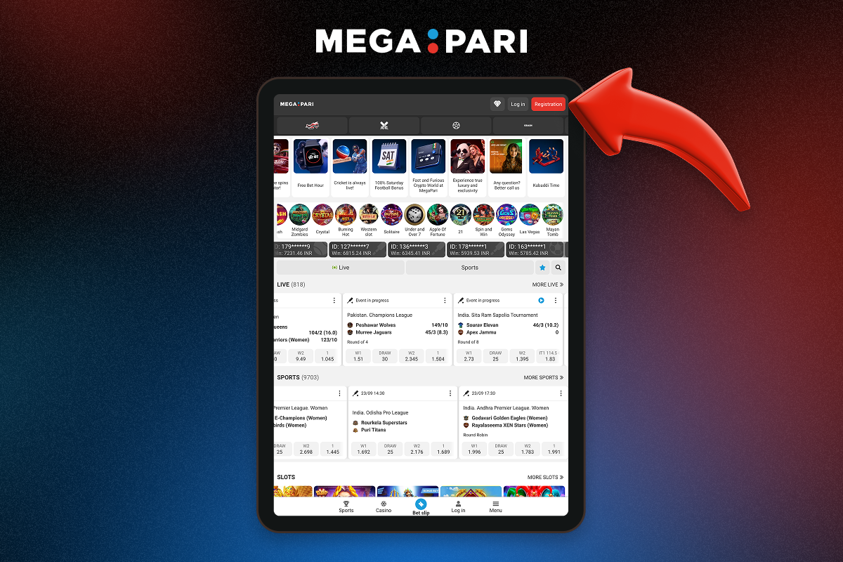 Instructions for Registering a Megapari Account in India