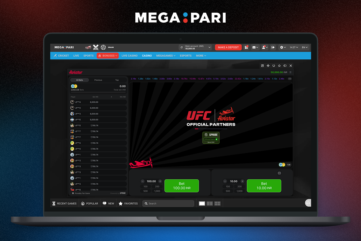How to start playing at Megapari Casino in India