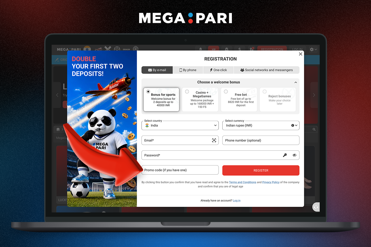 How to use Promo Code Megapari in India