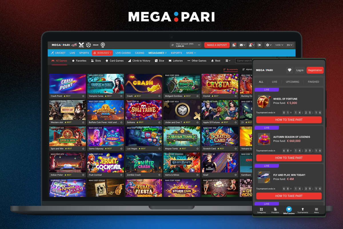 General features of Megapari Online Casino in India