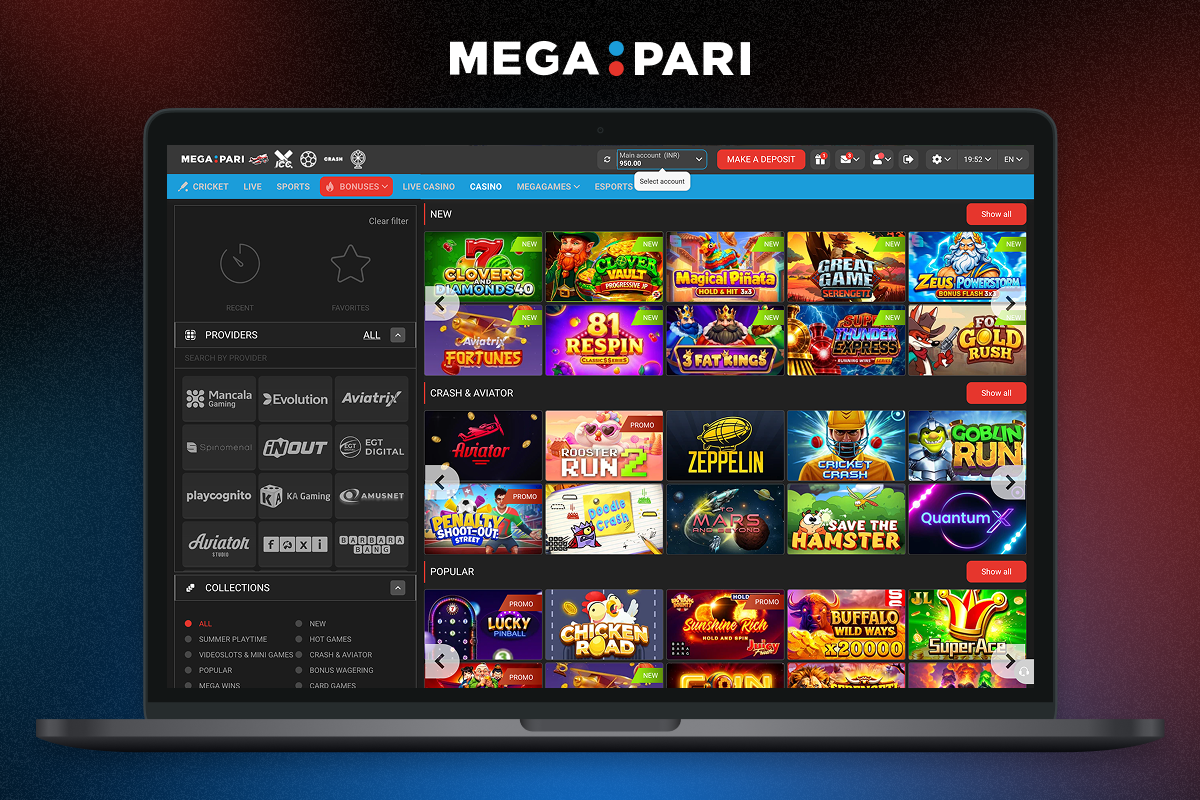 Megapari Online Casino in India