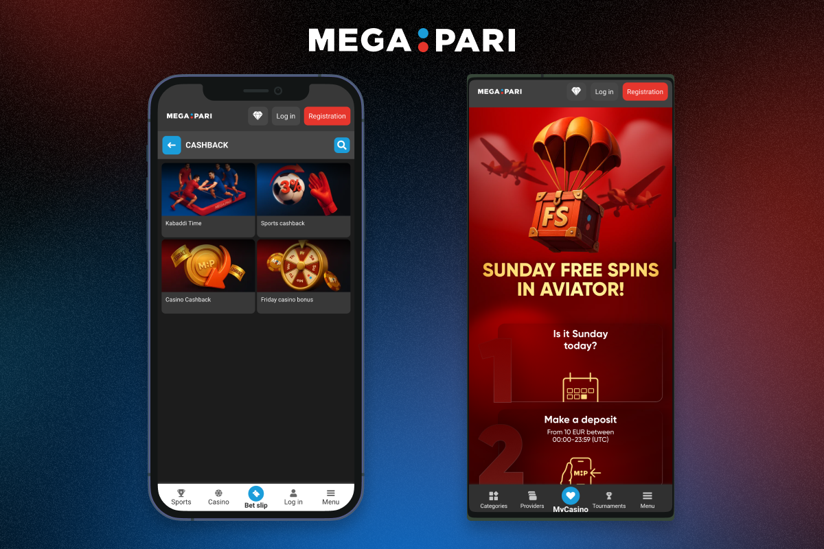 Megapari promotions for players from India